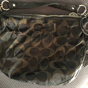 Black coach bag